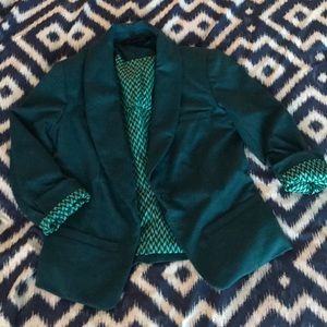 Soft blue green blazer